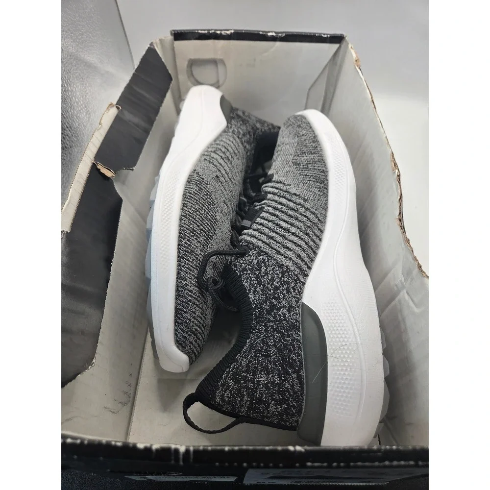 FootJoy Flex XP Womens Golf Shoes 95336 Gray Black Waterproof Spikeless Size 8.5